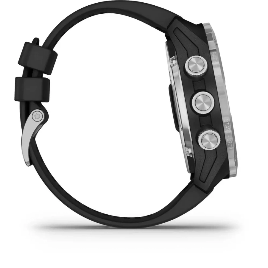 Смарт-годинник Garmin Descent Mk2 Stainless Steel with Black Band (010-02132-00)