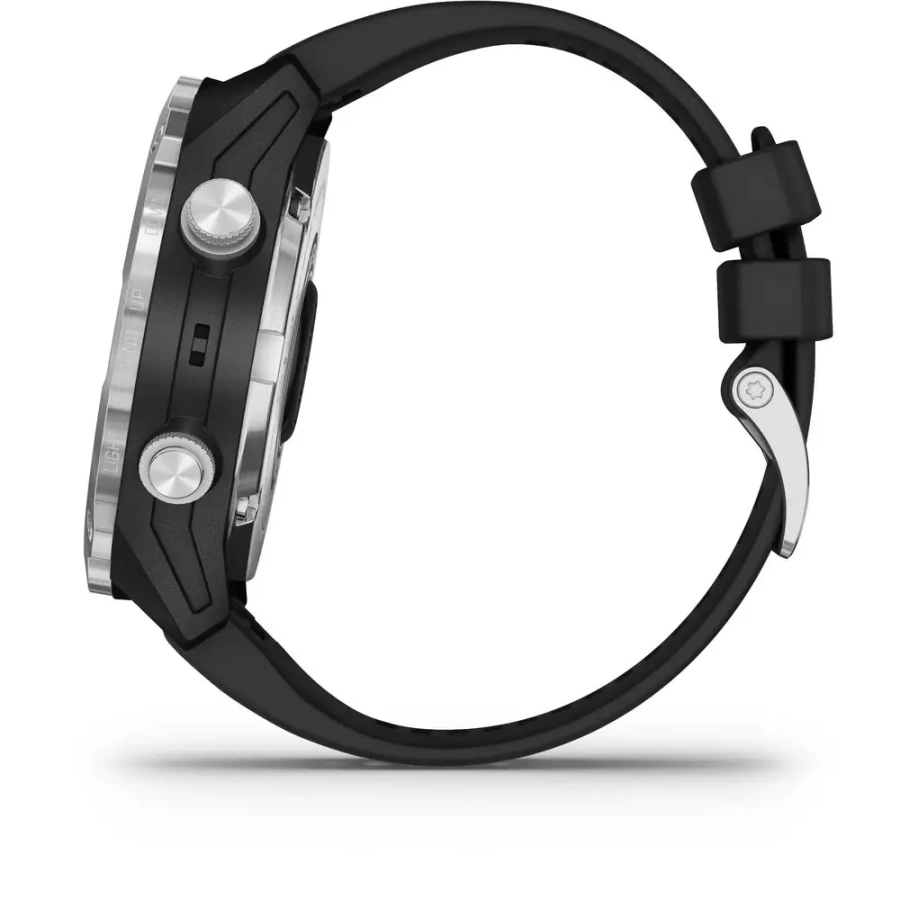 Смарт-годинник Garmin Descent Mk2 Stainless Steel with Black Band (010-02132-00)