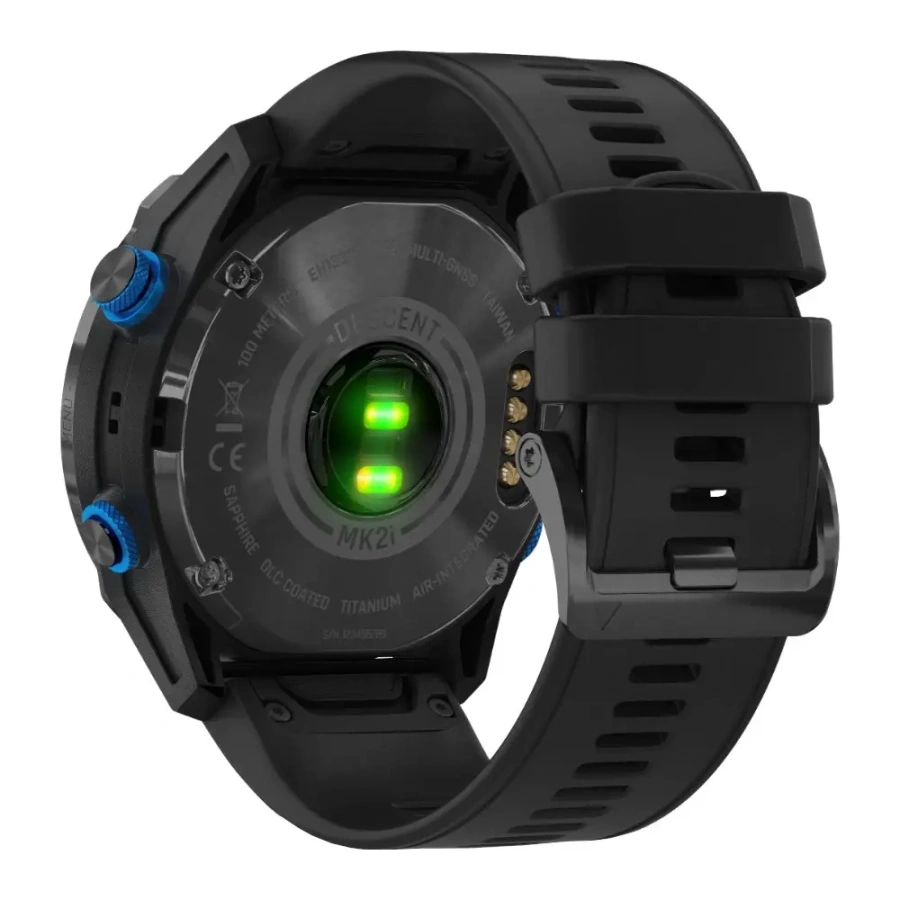 Годинник-навігатор для дайвінгу Garmin Descent Mk2i Titanium Carbon Grey та Titanium Band + датчик T1 (010-02132-12)