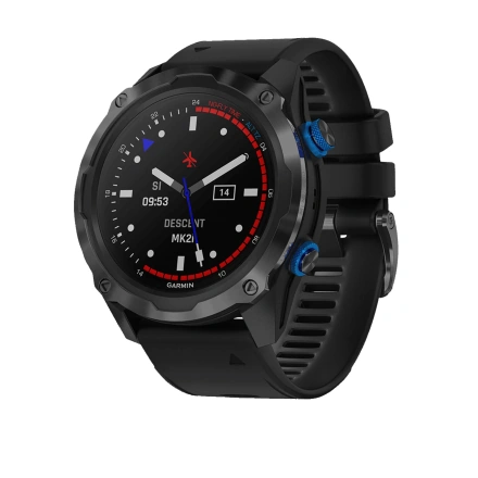 Смарт-часы Garmin Descent Mk2i Titanium Carbon Gray DLC with Black Band (010-02132-01)