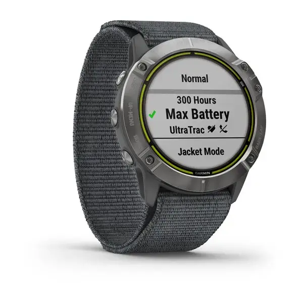 Смарт-часы Garmin Enduro Steel with Gray UltraFit Nylon Strap (010-02408-00/10)