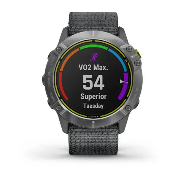 Смарт-часы Garmin Enduro Steel with Gray UltraFit Nylon Strap (010-02408-00/10)