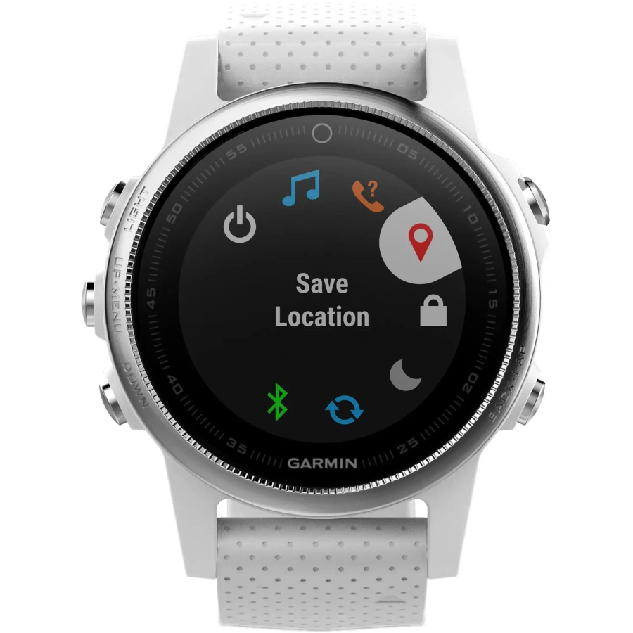 Смарт-годинник Garmin Fenix 5S White with Carrara White Band (010-01685-00)