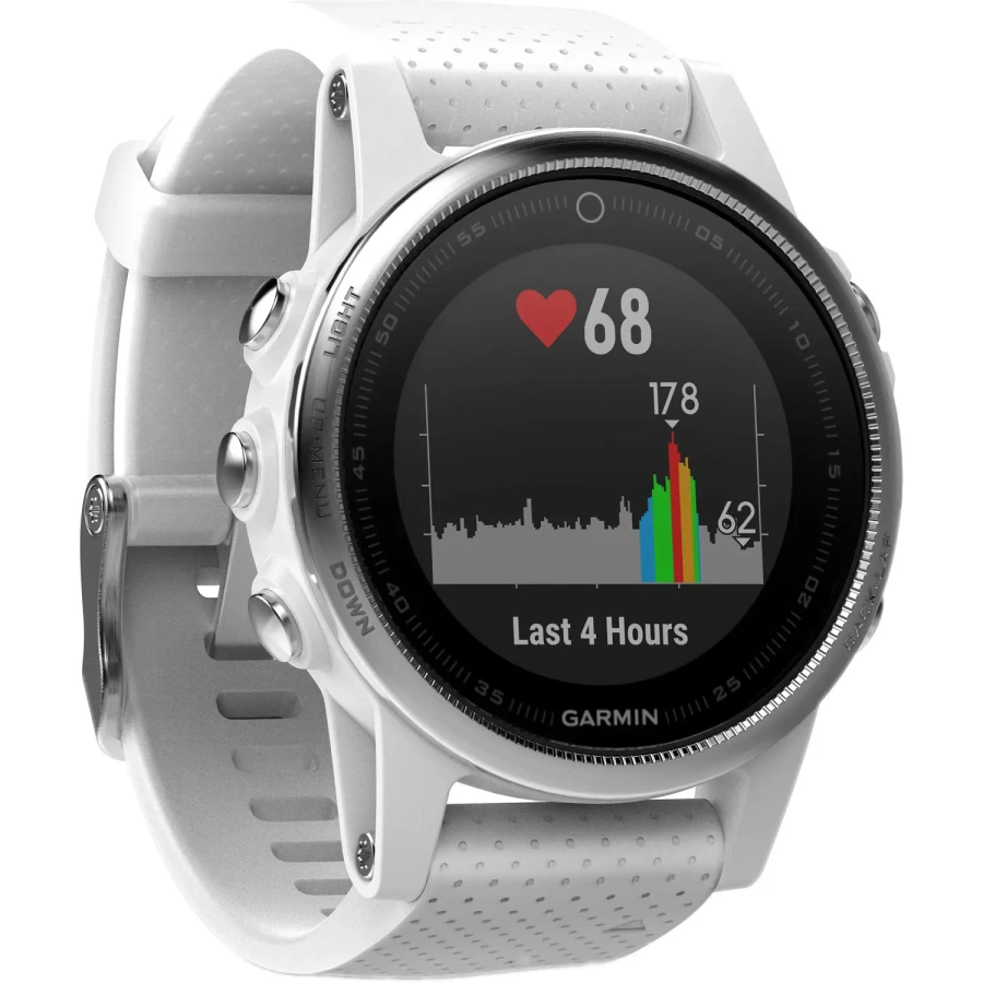 Смарт-годинник Garmin Fenix 5S White with Carrara White Band (010-01685-00)