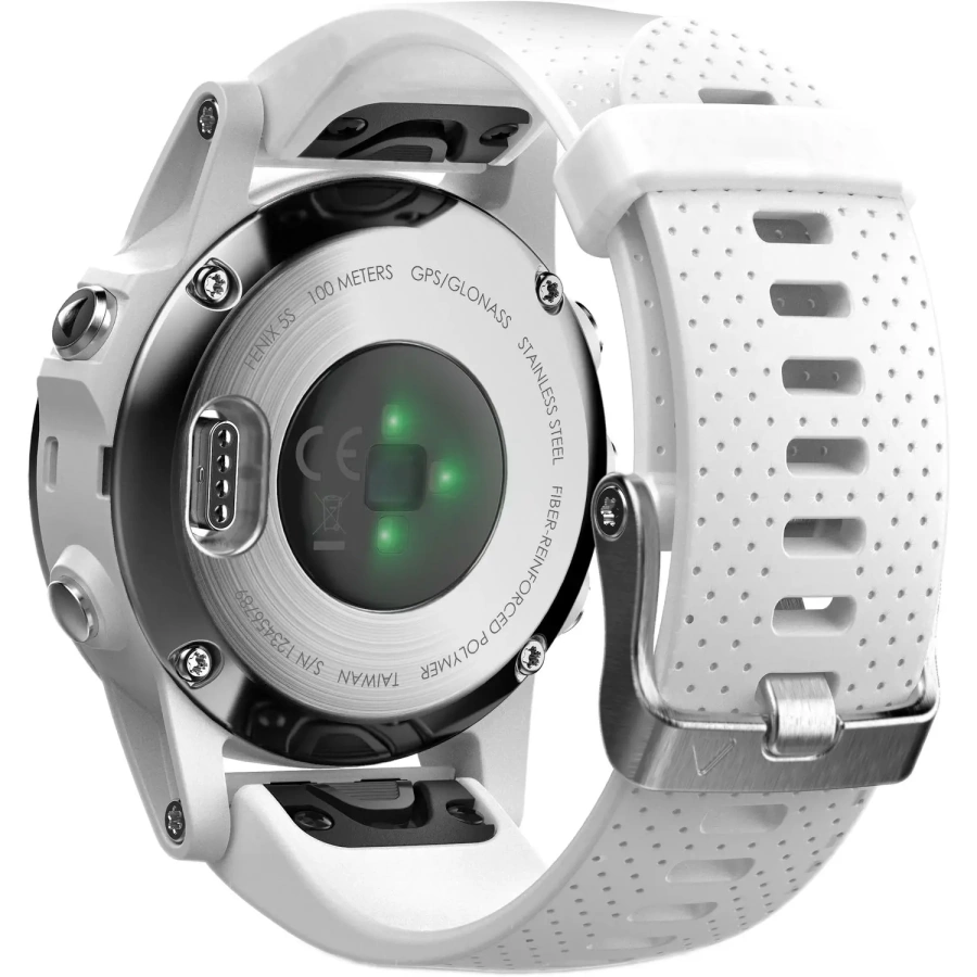 Смарт-годинник Garmin Fenix 5S White with Carrara White Band (010-01685-00)