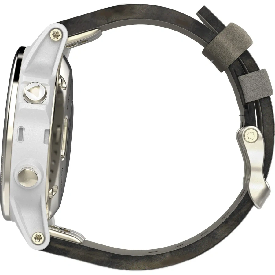 Смарт-годинник Garmin Fenix 5S Sapphire Champagne with Suede Band (010-01685-13)