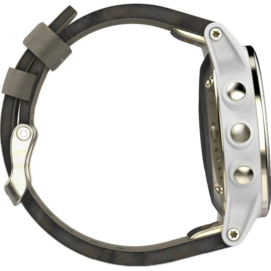 Смарт-годинник Garmin Fenix 5S Sapphire Champagne with Suede Band (010-01685-13)