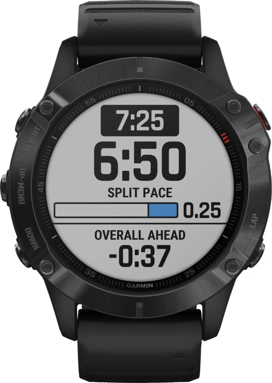 Смарт-годинник Garmin Fenix 6 Pro Black (010-02158-02/010-02158-01)