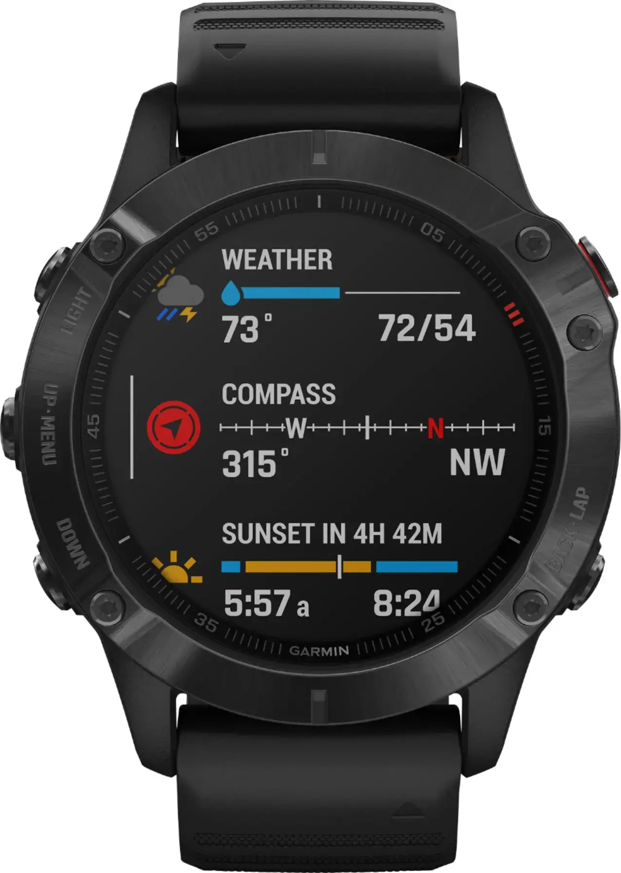 Смарт-часы Garmin Fenix 6 Pro Black (010-02158-02/010-02158-01)