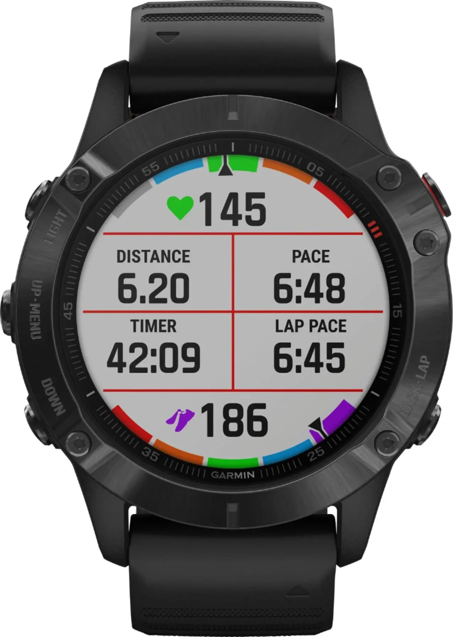 Смарт-годинник Garmin Fenix 6 Pro Black (010-02158-02/010-02158-01)