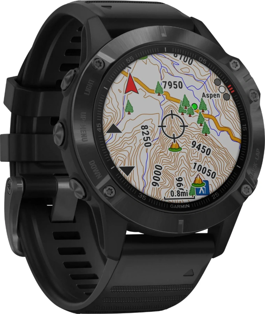 Смарт-годинник Garmin Fenix 6 Pro Black (010-02158-02/010-02158-01)