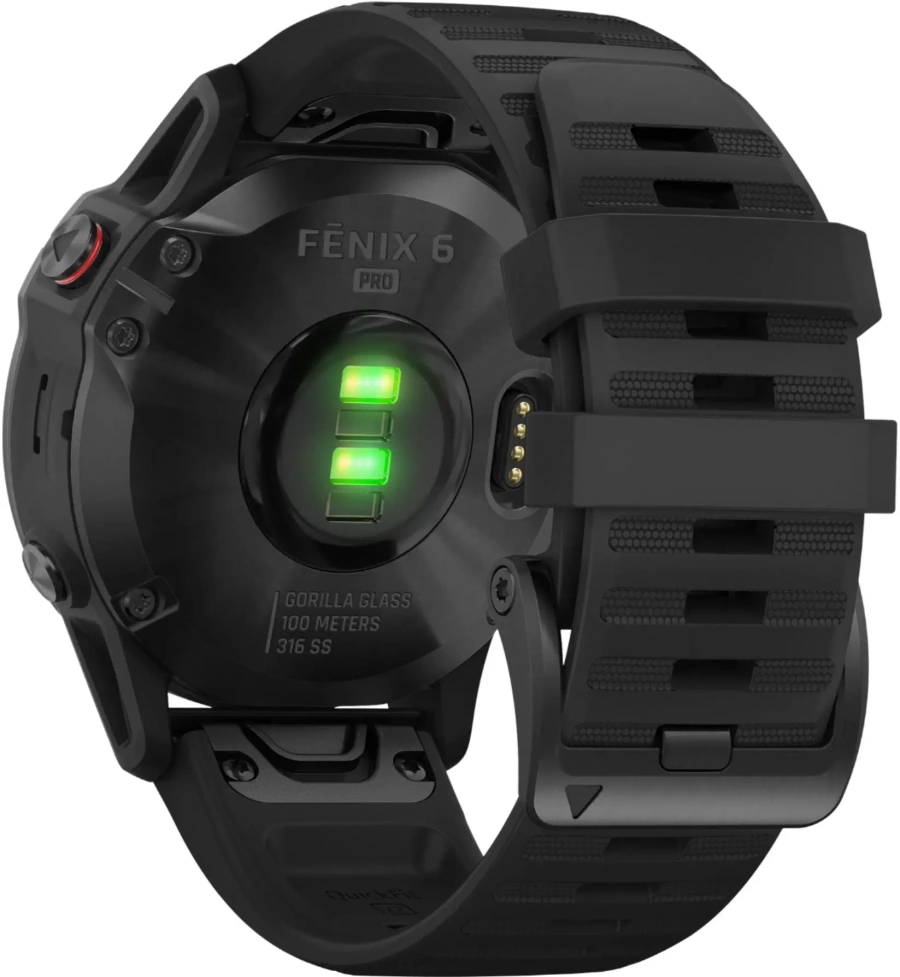 Смарт-годинник Garmin Fenix 6 Pro Black (010-02158-02/010-02158-01)