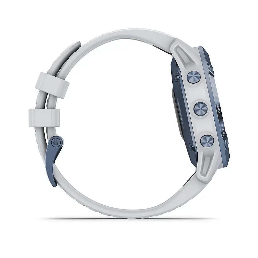Смарт-часы Garmin Fenix 6 Pro Solar Edition Mineral Blue with Whitestone Band (010-02410-19/18)