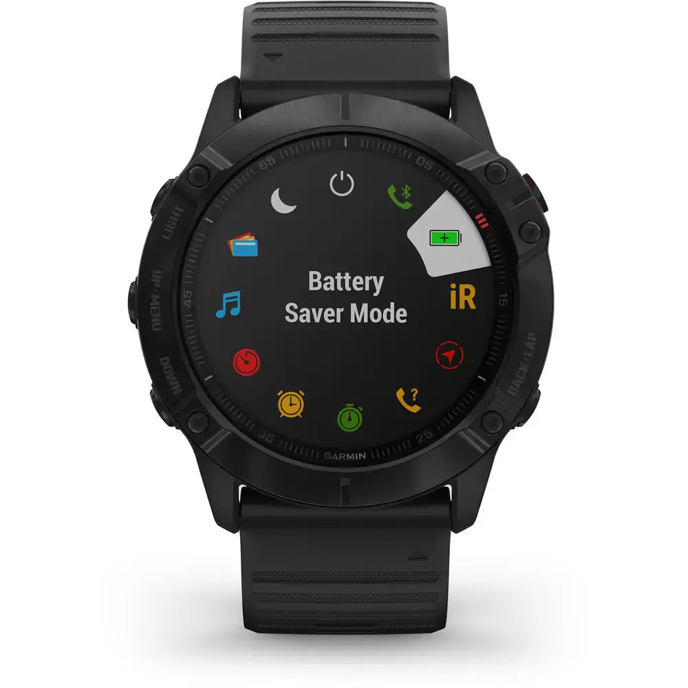 Смарт-годинник Garmin Fenix 6X Pro Black with Black Band (010-02157-01)