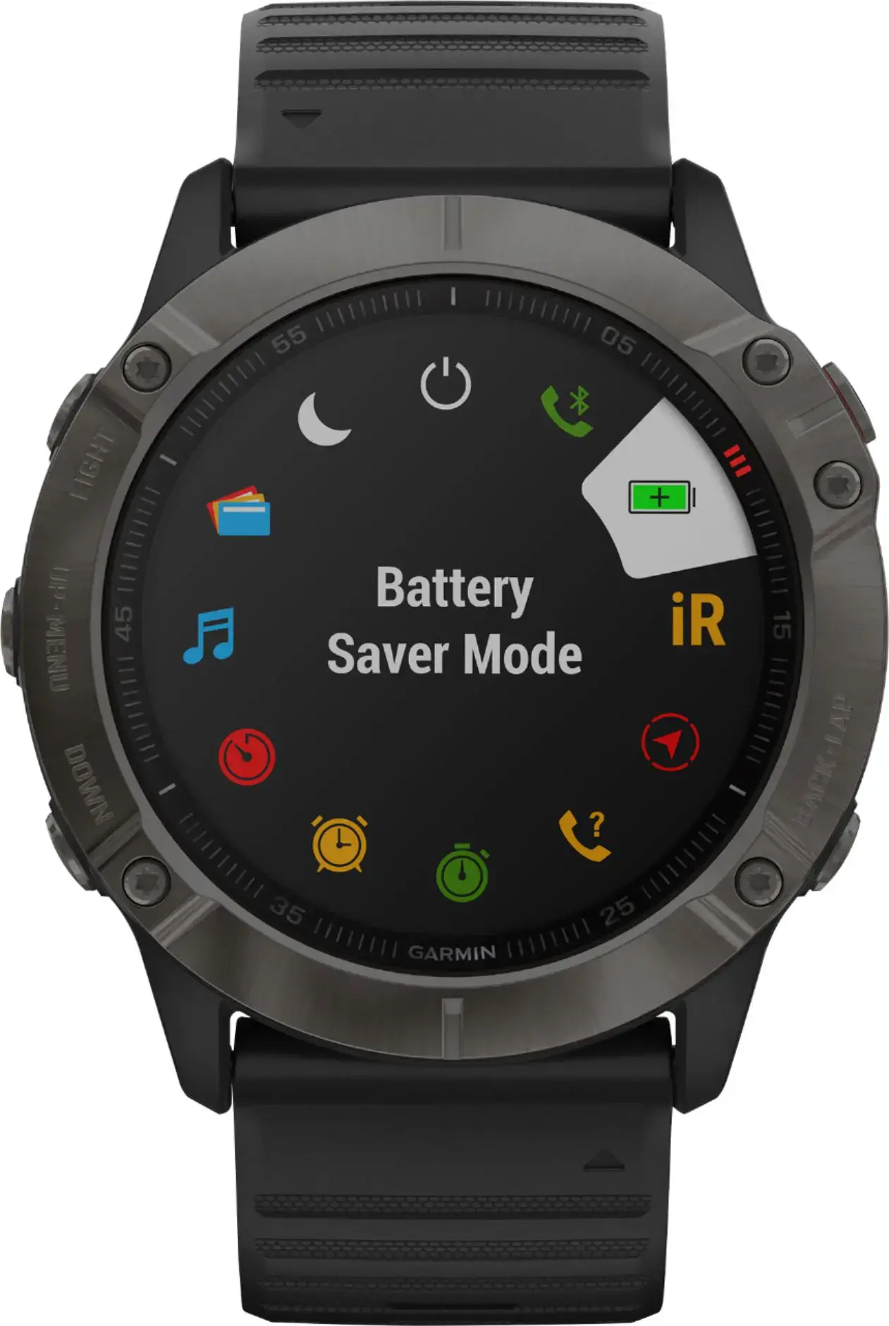 Смарт-часы Garmin Fenix 6X Pro Sapphire Carbon Grey DLC with Black Band (010-02157-11/10)