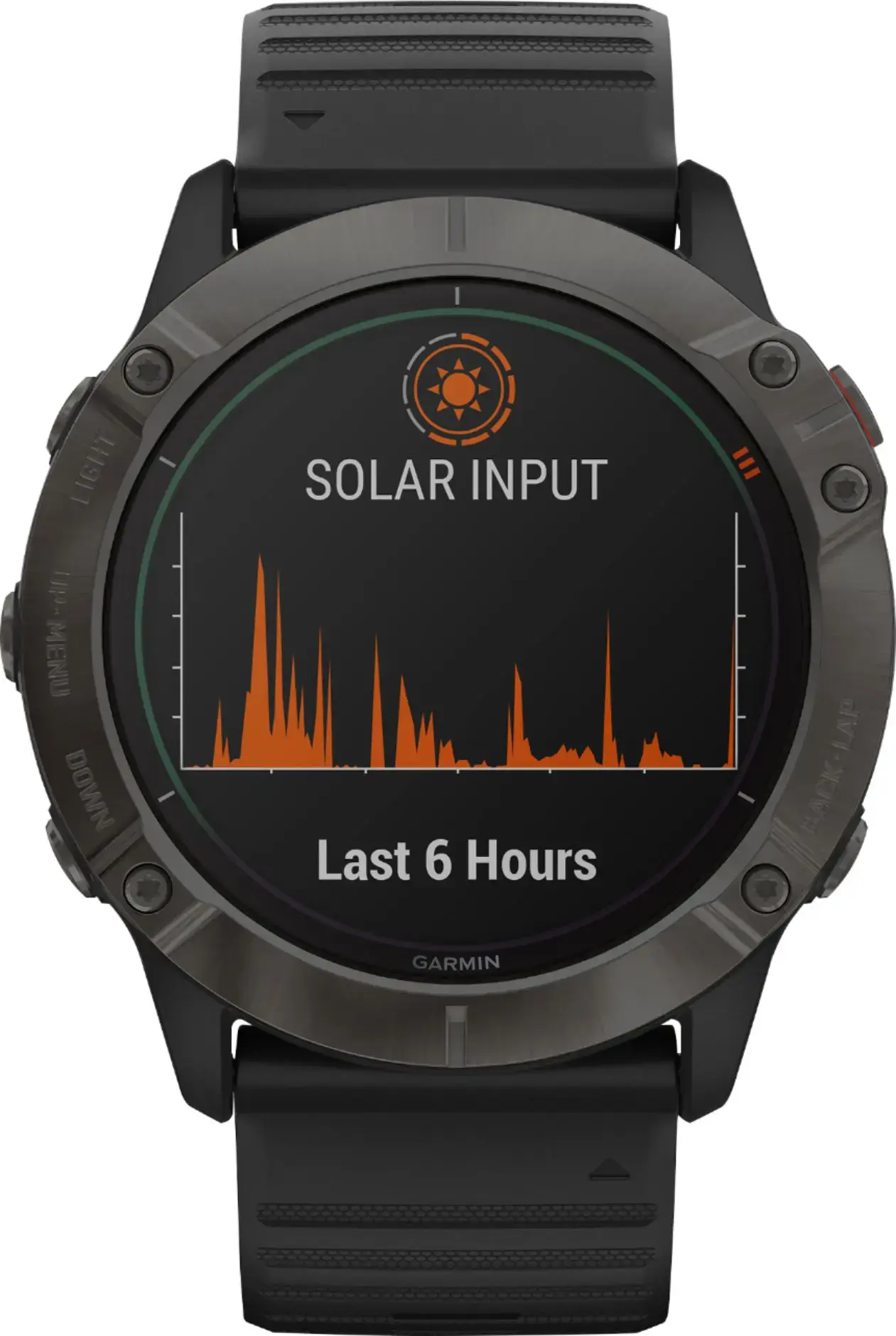 Смарт-годинник Garmin Fenix 6X Pro Solar Titanium Carbon Grey DLC with Black Band (010-02157-21)