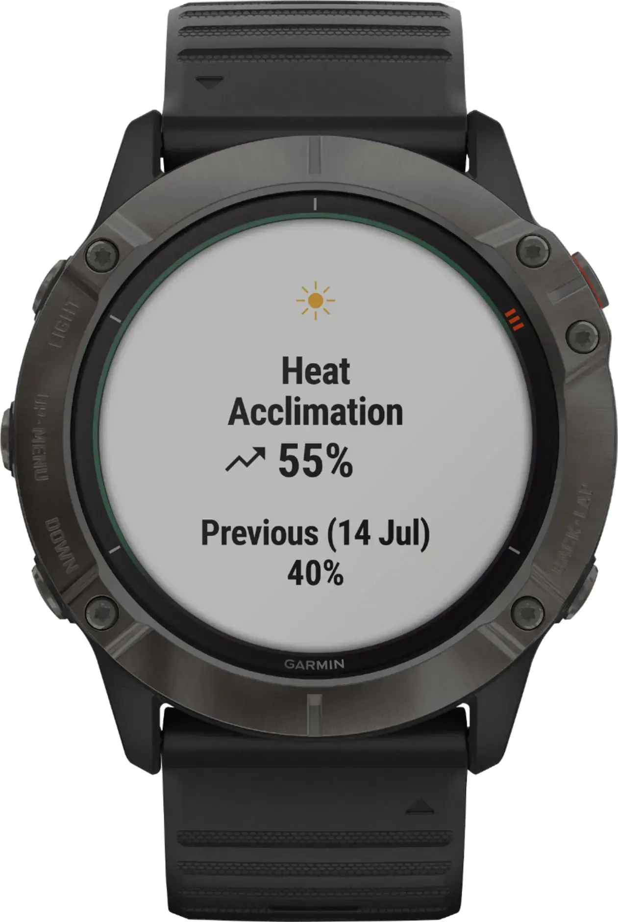 Смарт-годинник Garmin Fenix 6X Pro Solar Titanium Carbon Grey DLC with Black Band (010-02157-21)