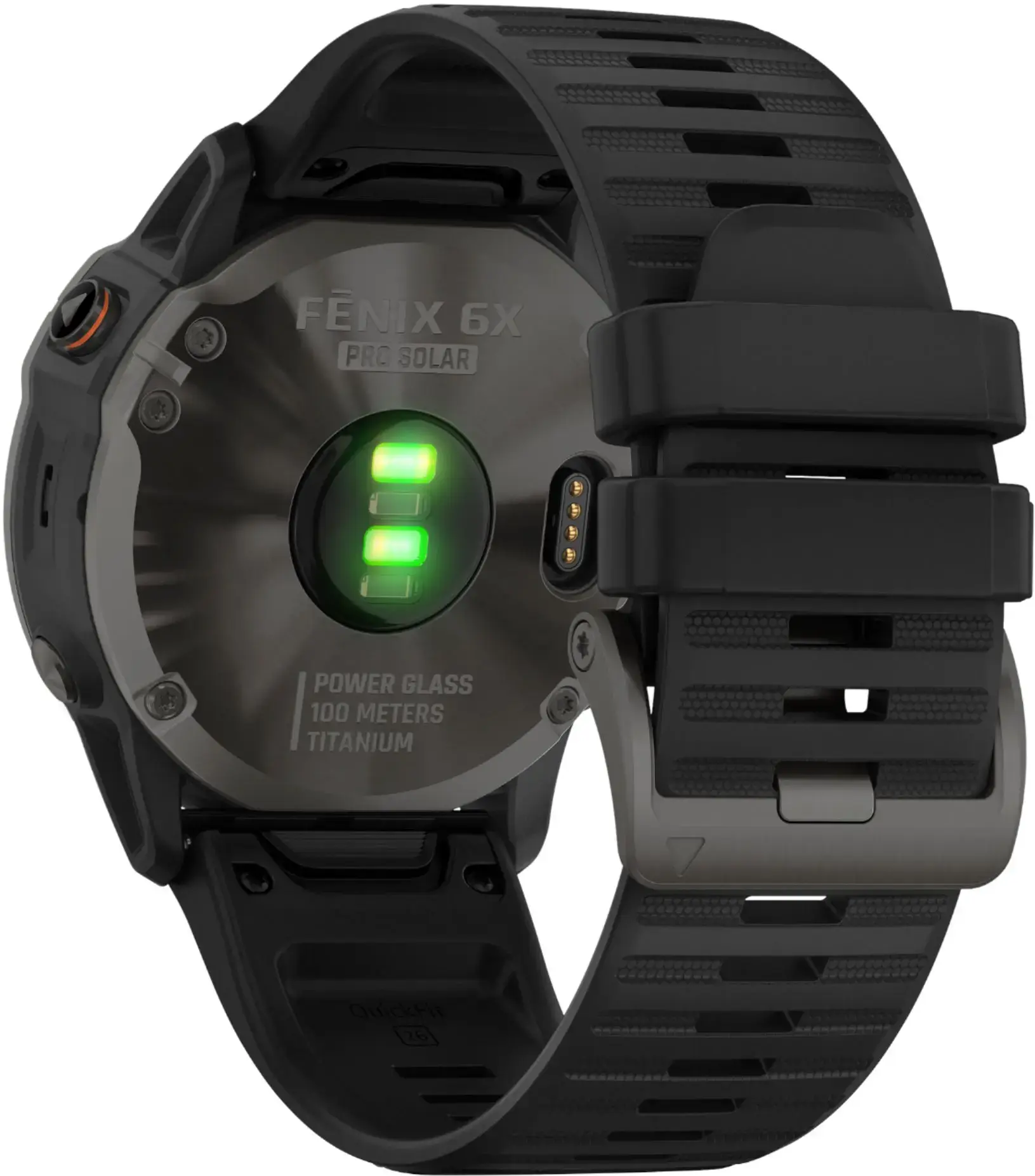 Смарт-годинник Garmin Fenix 6X Pro Solar Titanium Carbon Grey DLC with Black Band (010-02157-21)
