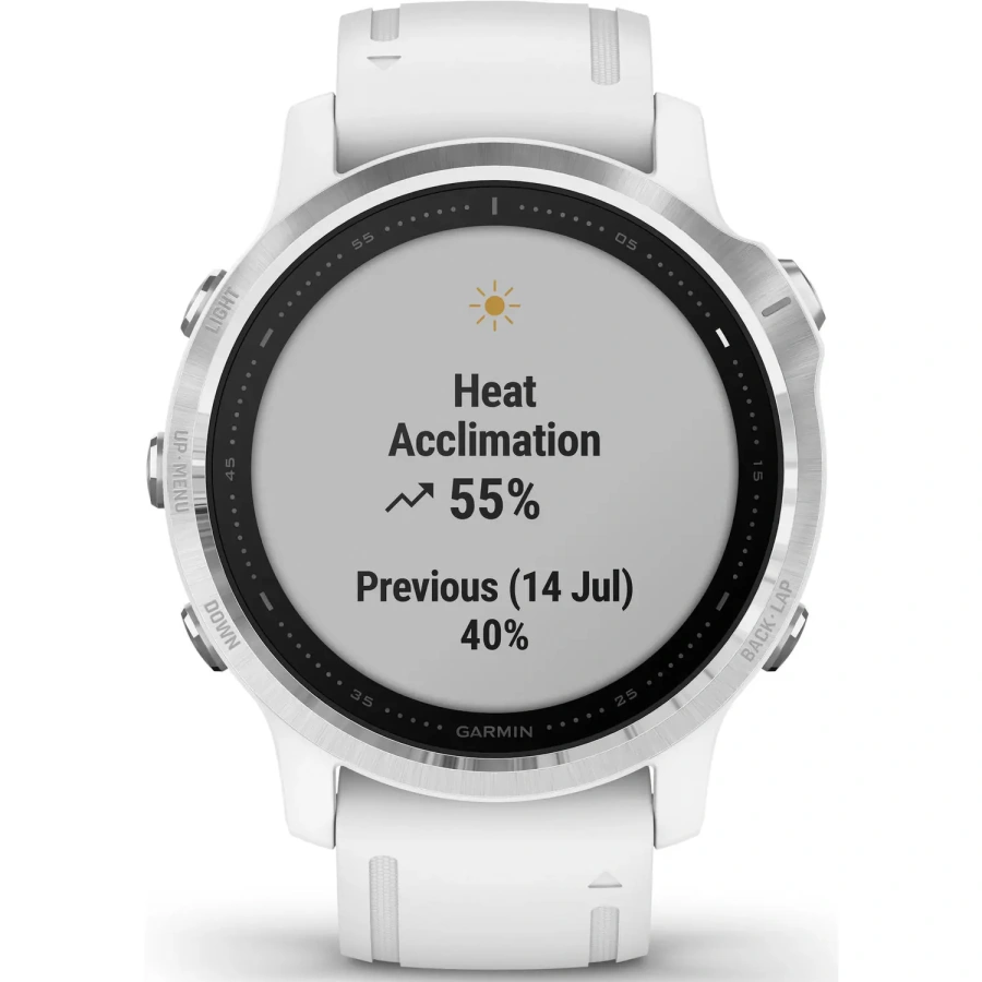 Смарт-годинник Garmin Fenix 6S Silver/White (010-02159-00)