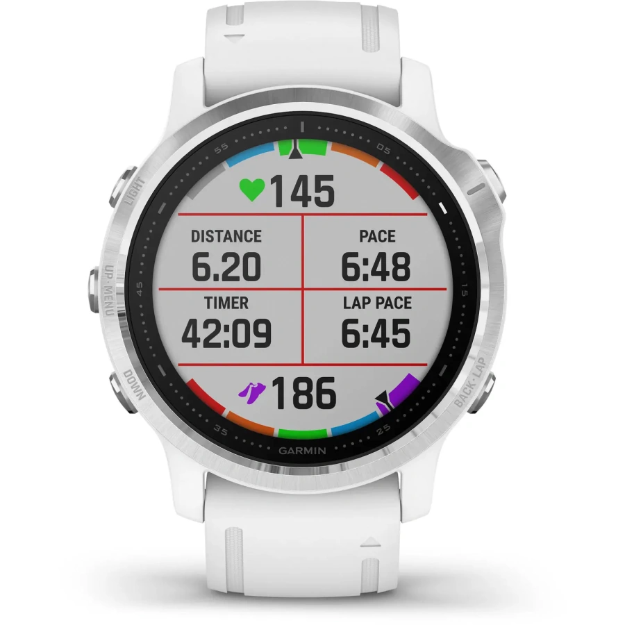 Смарт-годинник Garmin Fenix 6S Silver/White (010-02159-00)
