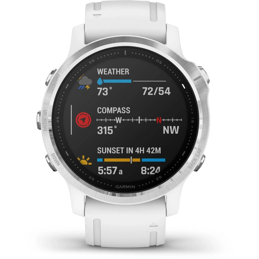 Смарт-годинник Garmin Fenix 6S Silver/White (010-02159-00)