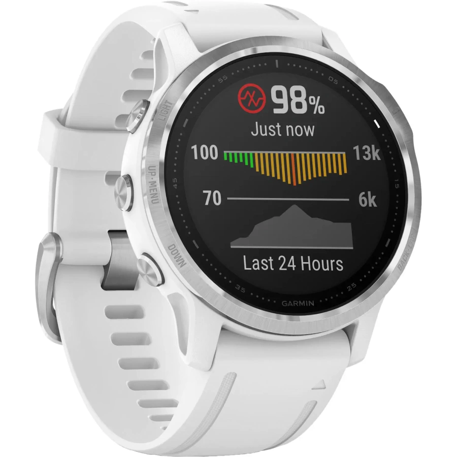 Смарт-годинник Garmin Fenix 6S Silver/White (010-02159-00)