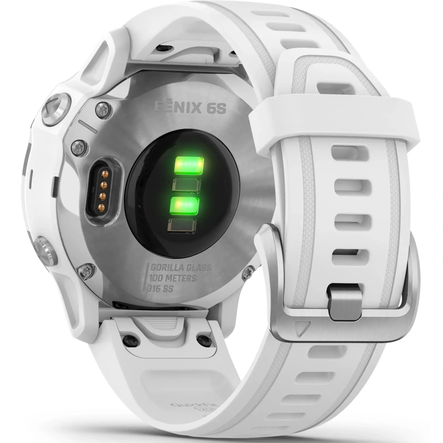 Смарт-годинник Garmin Fenix 6S Silver/White (010-02159-00)