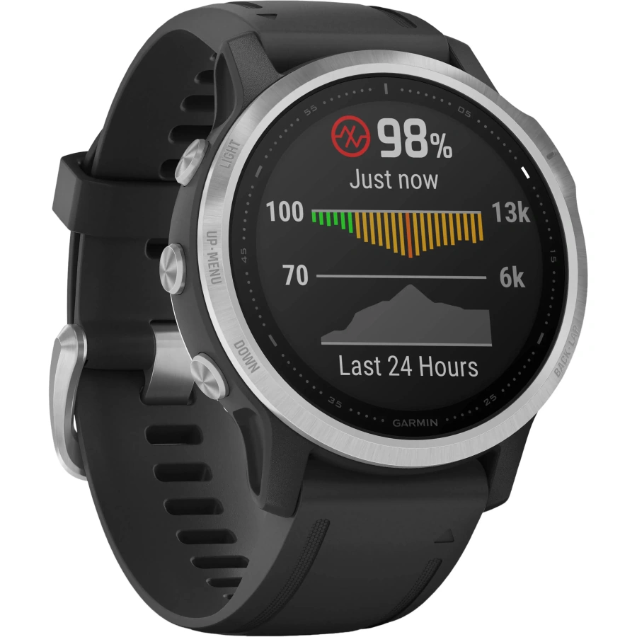 Смарт-годинник Garmin Fenix 6S Silver (010-02159-01)