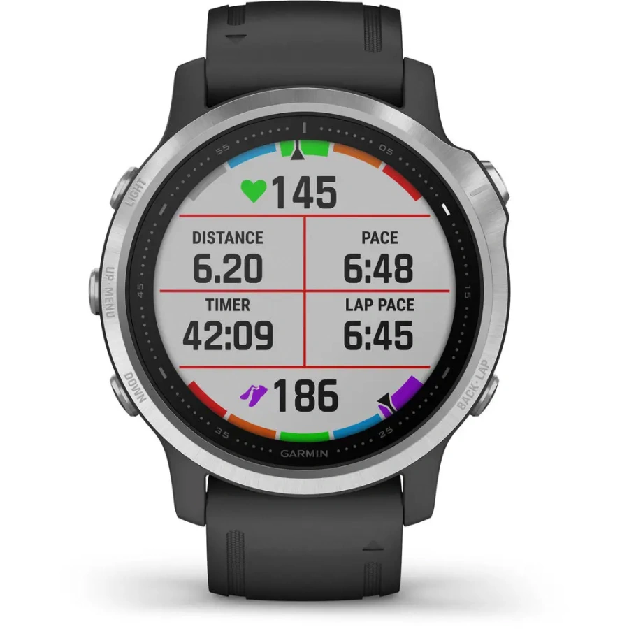 Смарт-годинник Garmin Fenix 6S Silver (010-02159-01)