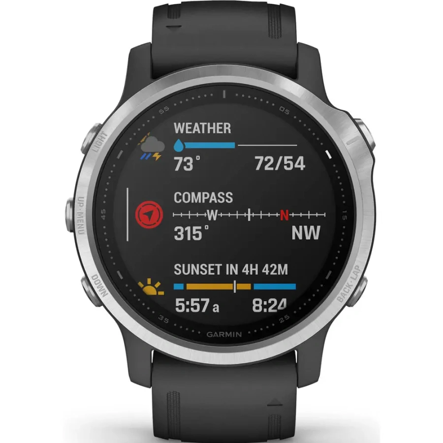 Смарт-годинник Garmin Fenix 6S Silver (010-02159-01)