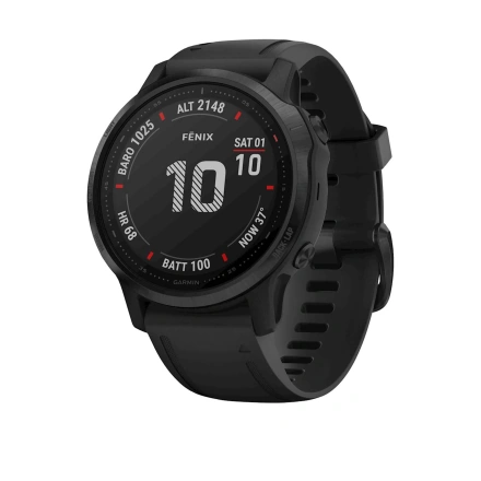 Смарт-часы Garmin Fenix 6S Pro Black With Black Band (010-02159-13)