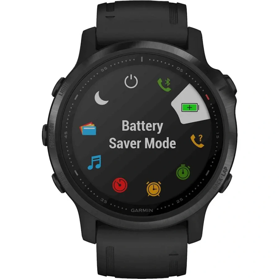 Смарт-годинник Garmin Fenix 6S Pro Black With Black Band (010-02159-13)