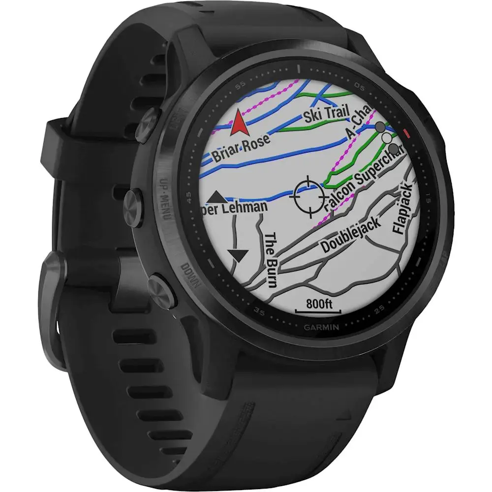 Смарт-часы Garmin Fenix 6S Pro Black With Black Band (010-02159-13)