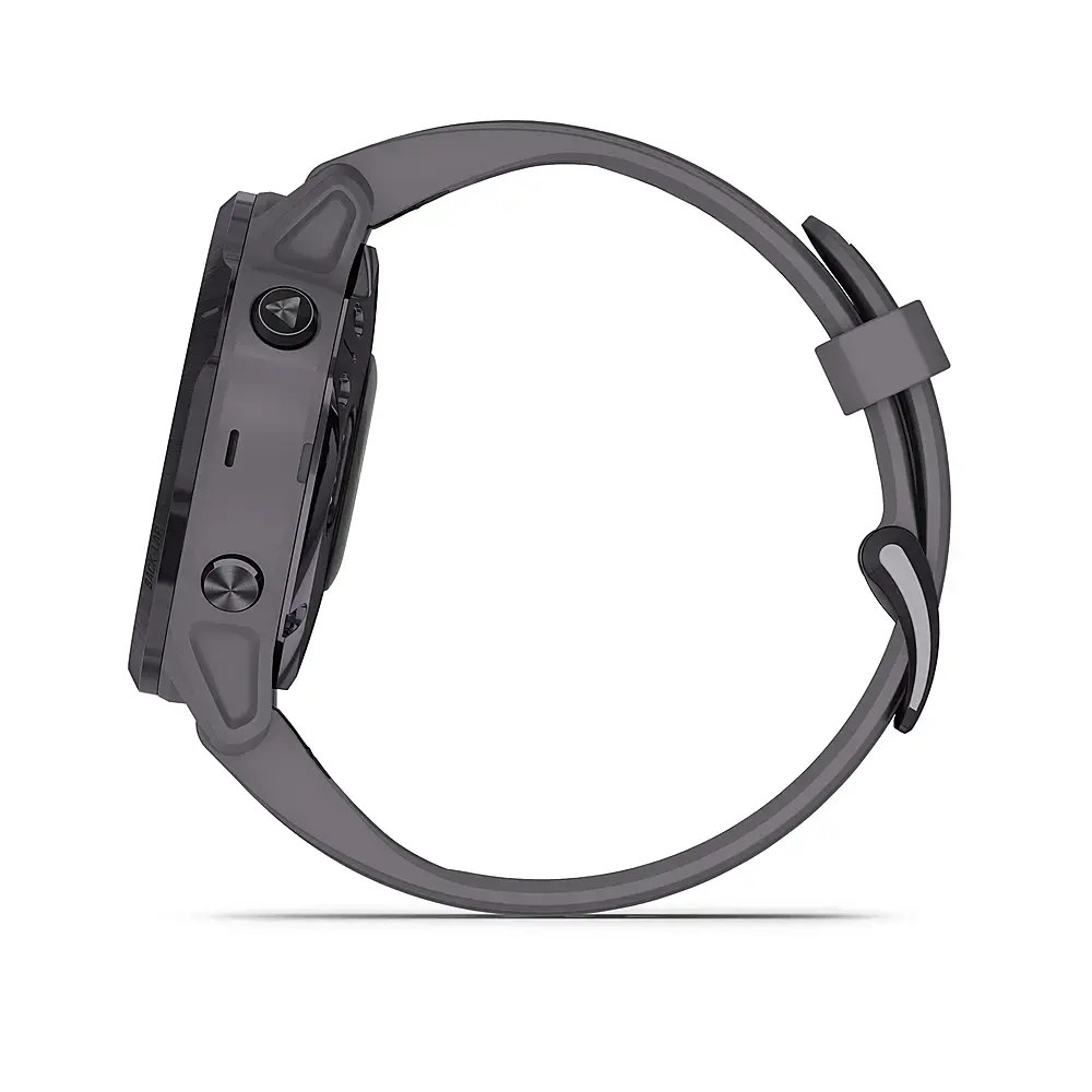 Смарт-годинник Garmin Fenix 6S Pro Solar Edition Amethyst Steel with Shale Gray Band (010-02409-15)