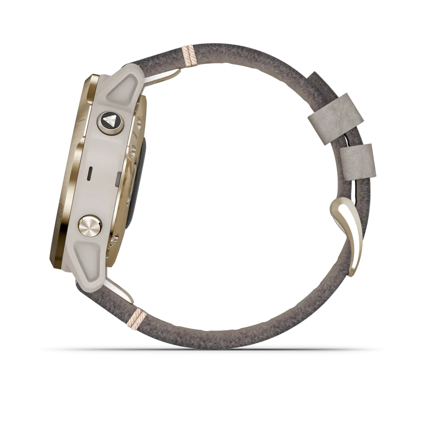 Смарт-часы Garmin Fenix 6S Pro Solar Edition Light gold with Shale Grey Suede Band (010-02409-26)