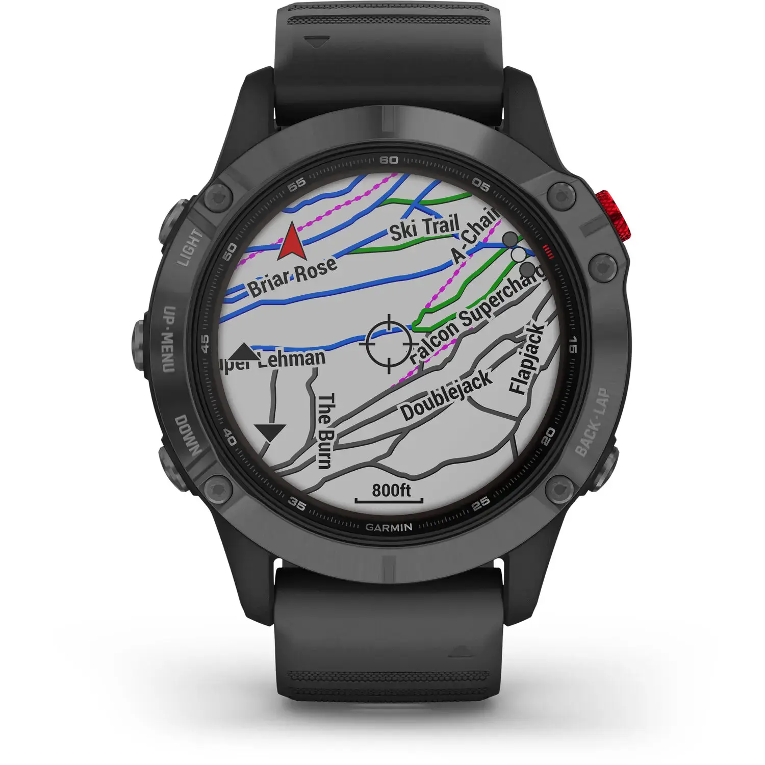 Смарт-годинник Garmin Fenix 6 Pro Solar Edition Slate Gray With Black Band (010-02410-15/14)
