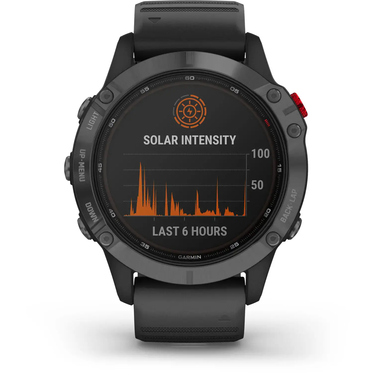 Смарт-годинник Garmin Fenix 6 Pro Solar Edition Slate Gray With Black Band (010-02410-15/14)