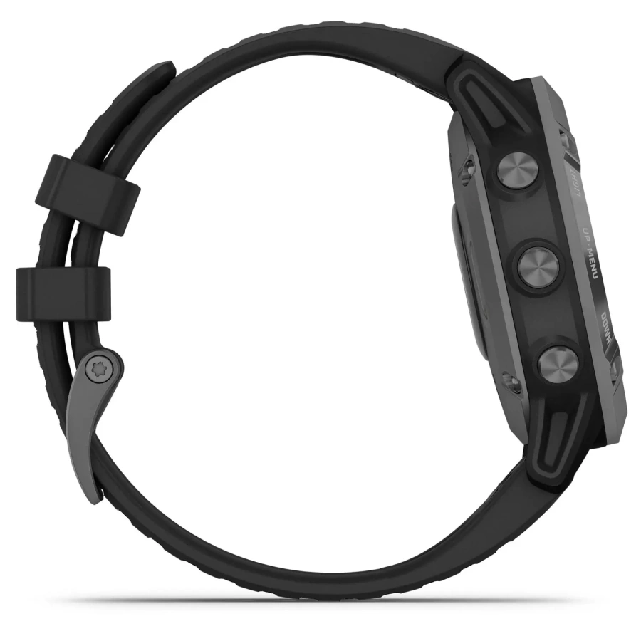 Смарт-годинник Garmin Fenix 6 Pro Solar Edition Slate Gray With Black Band (010-02410-15/14)