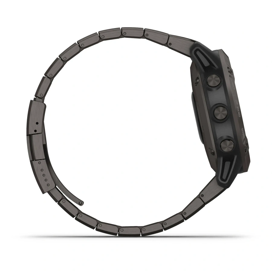 Смарт-годинник Garmin Fenix 6 Pro Solar Titanium Carbon Gray Dlc With Titanium Dlc Band (010-02410-23)
