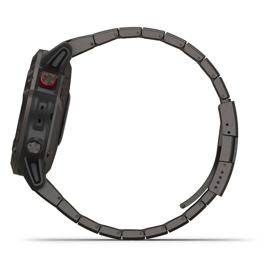 Смарт-годинник Garmin Fenix 6 Pro Solar Titanium Carbon Gray Dlc With Titanium Dlc Band (010-02410-23)