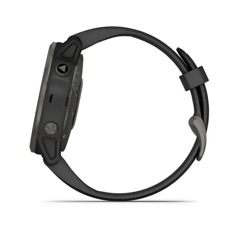 Смарт-часы Garmin Fenix 6S Pro Sapphire Carbon Gray DLC with Black Band (010-02159-25/24/7F)