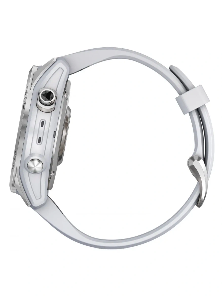 Смарт-годинник Garmin Fenix 7S Silver with Whitestone Band (010-02539-02/03)