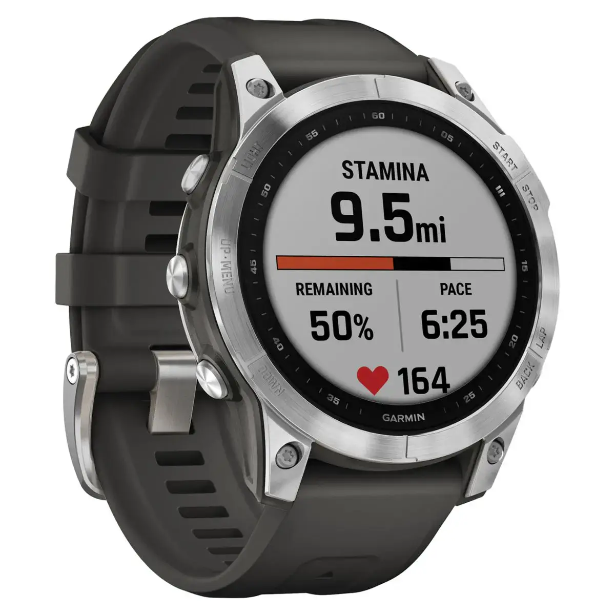 Смарт-часы Garmin Fenix 7 Silver with Graphite Band (010-02540-00/01)