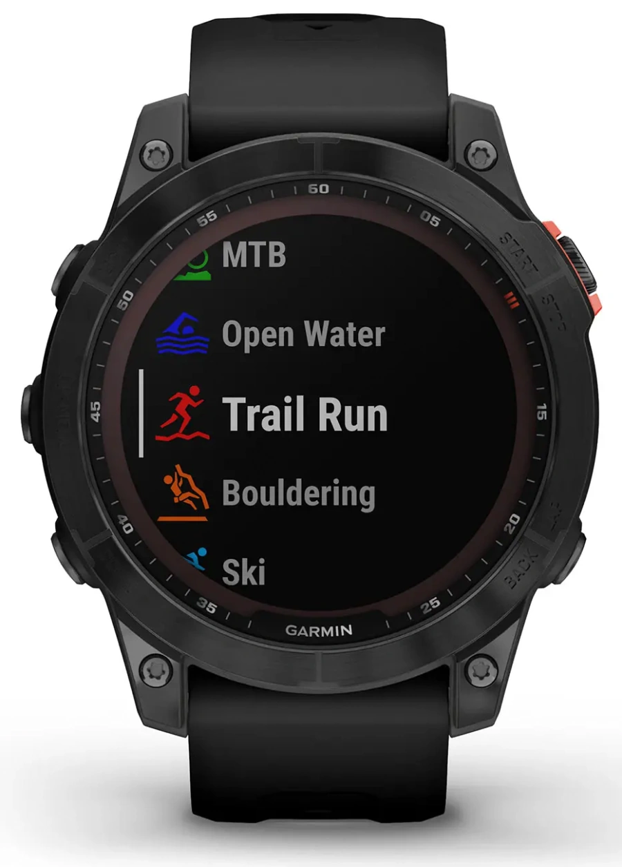 Смарт-годинник Garmin Fenix 7 Solar Slate Gray with Black Band (010-02540-10/11)