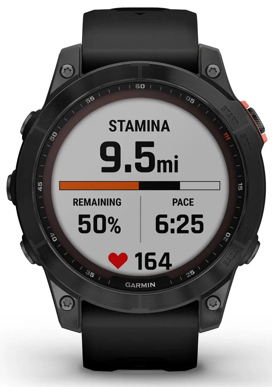 Смарт-годинник Garmin Fenix 7 Solar Slate Gray with Black Band (010-02540-10/11)