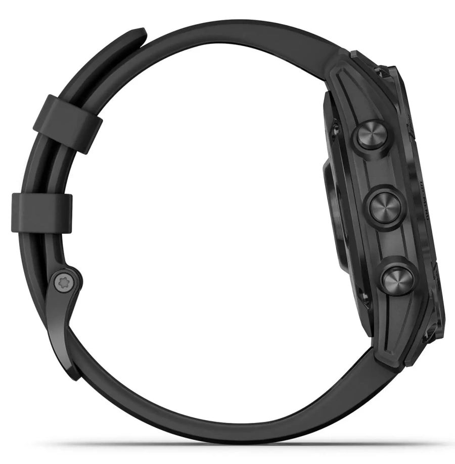 Смарт-годинник Garmin Fenix 7 Solar Slate Gray with Black Band (010-02540-10/11)
