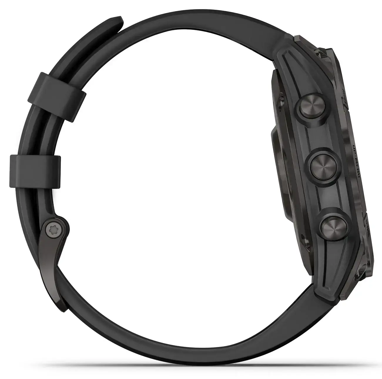 Смарт-часы Garmin Fenix 7 Sapphire Solar Carbon Gray DLC Titanium with Black Band (010-02540-20/21)