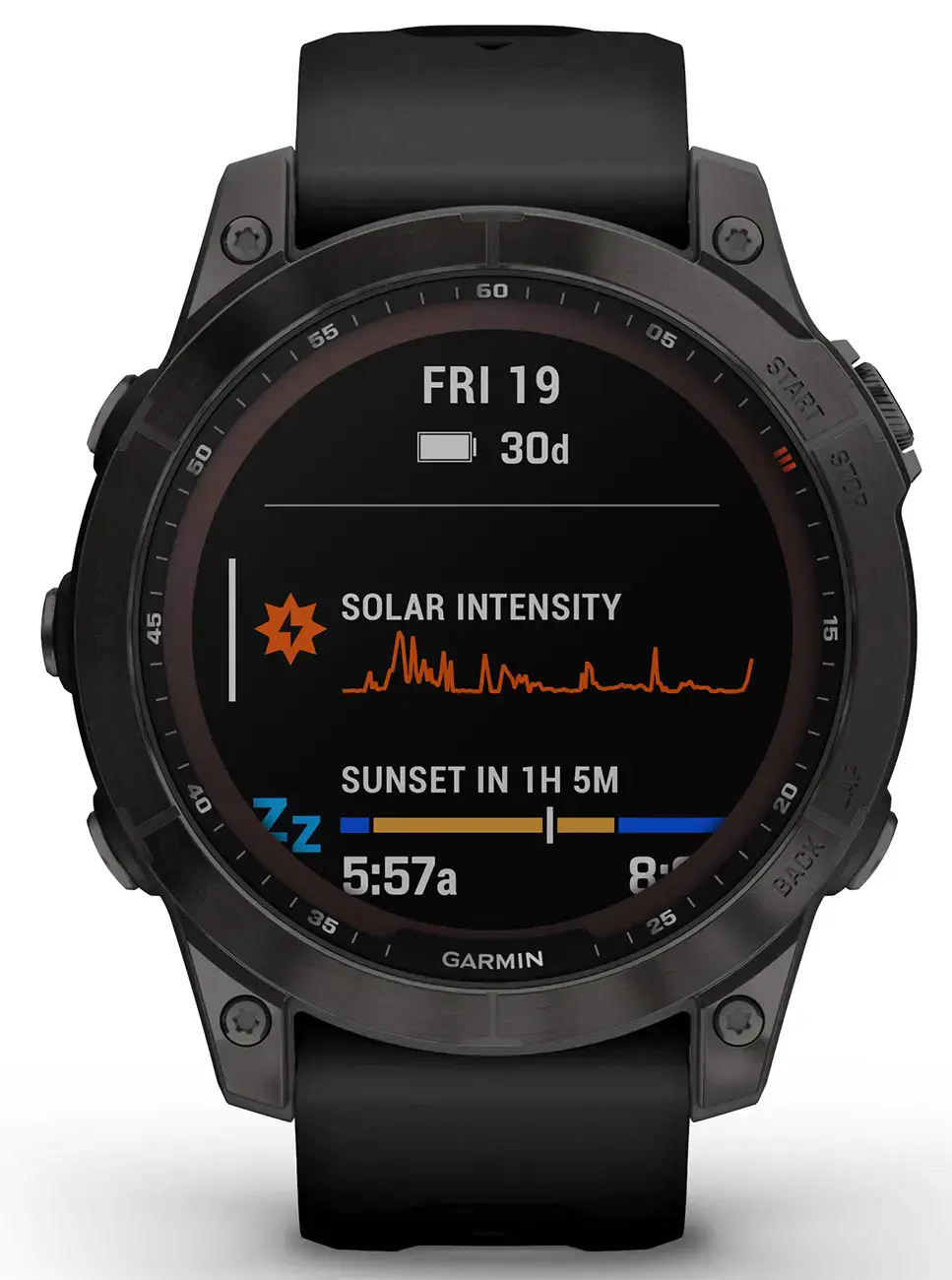 Смарт-часы Garmin Fenix 7 Sapphire Solar Carbon Gray DLC Titanium with Black Band (010-02540-20/21)
