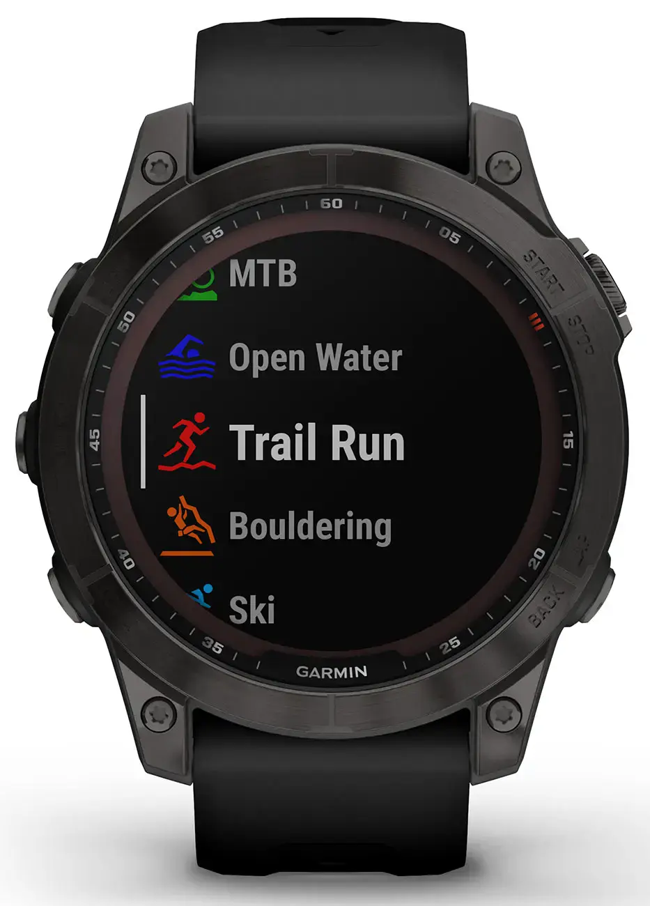 Смарт-часы Garmin Fenix 7 Sapphire Solar Carbon Gray DLC Titanium with Black Band (010-02540-20/21)