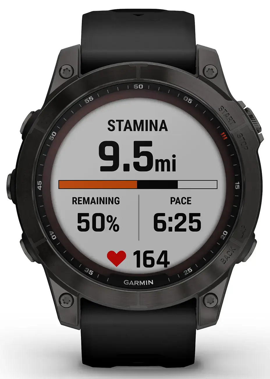 Смарт-часы Garmin Fenix 7 Sapphire Solar Carbon Gray DLC Titanium with Black Band (010-02540-20/21)